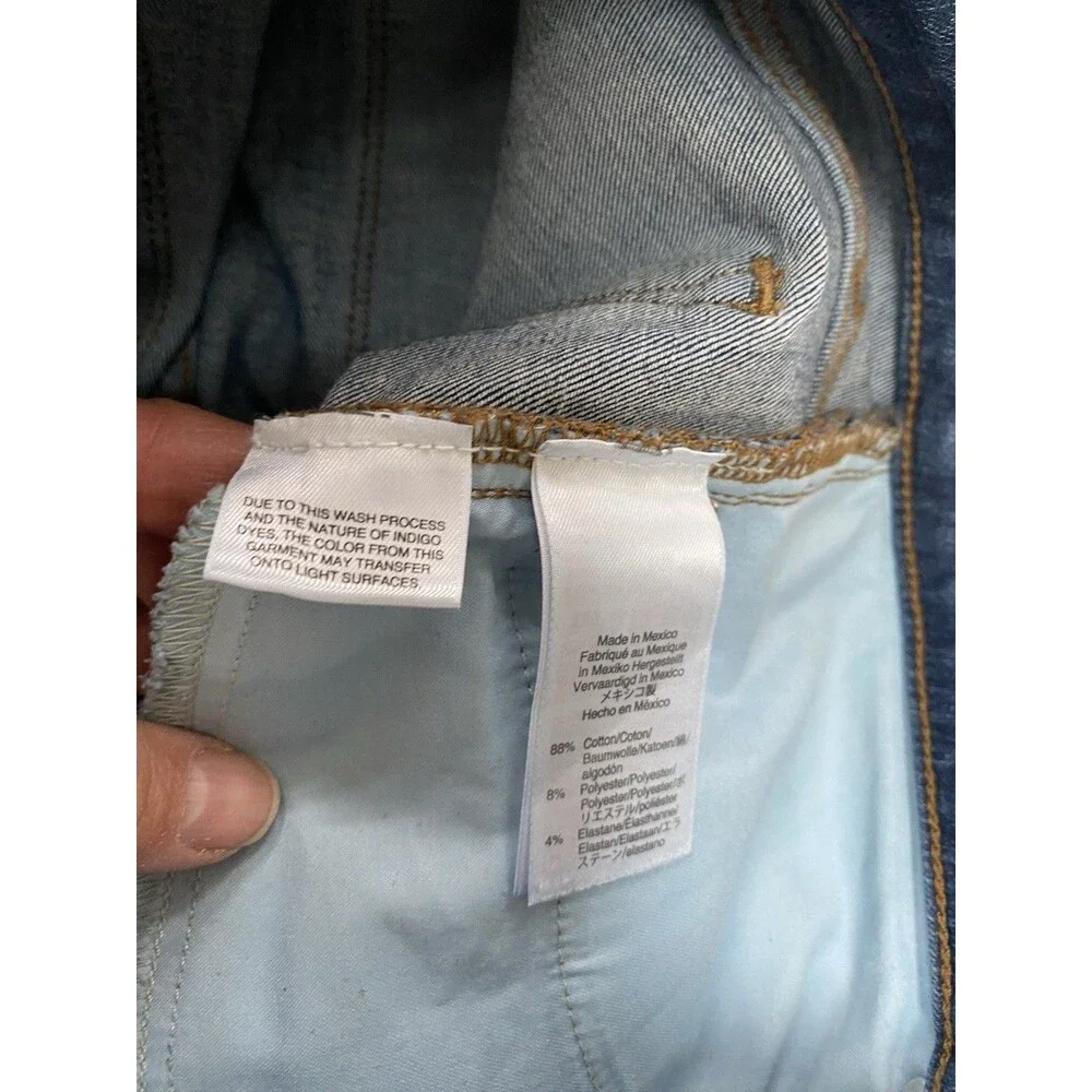 J.Crew Curvy Toothpick Jeans Women’s 27 High Rise Skinny Blue Denim H8209